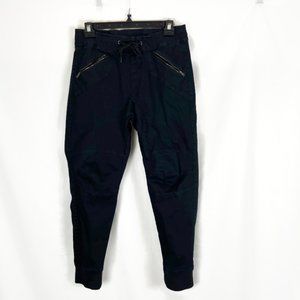 SF Brand Mens Jogger Pants Black 34 Drawstring